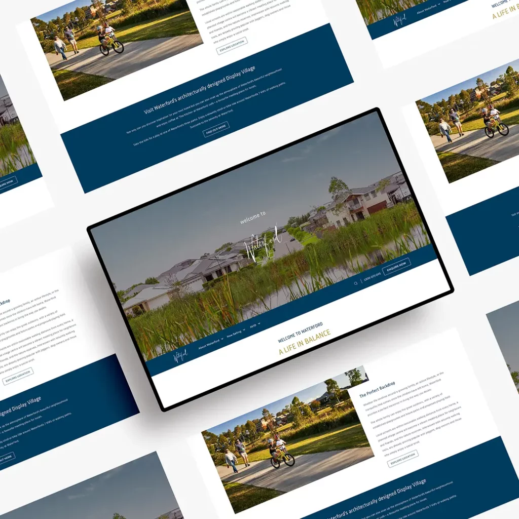 Waterford by AVID website preview grid