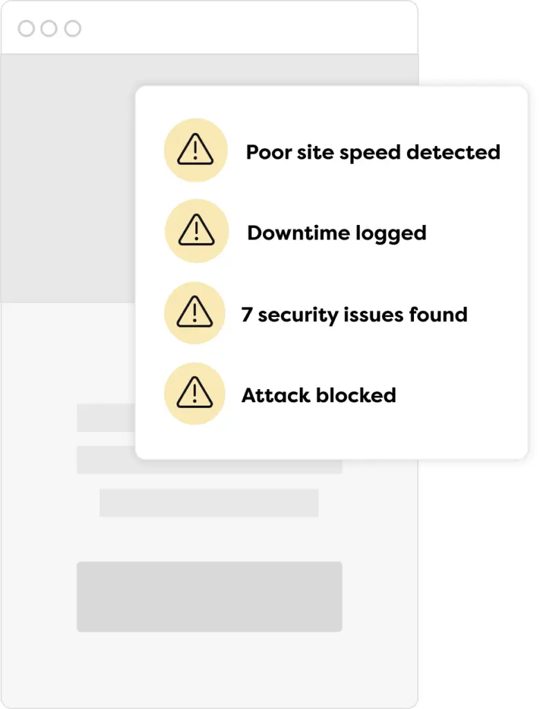 Typical hosting issues